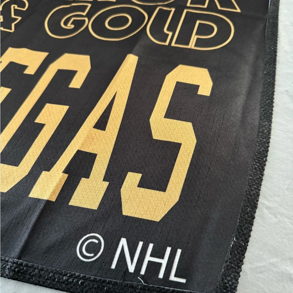 Evergreen Flag, Las Vegas Golden Knights, Fan Rules ES Gar, 18'' x 0.15'' inches